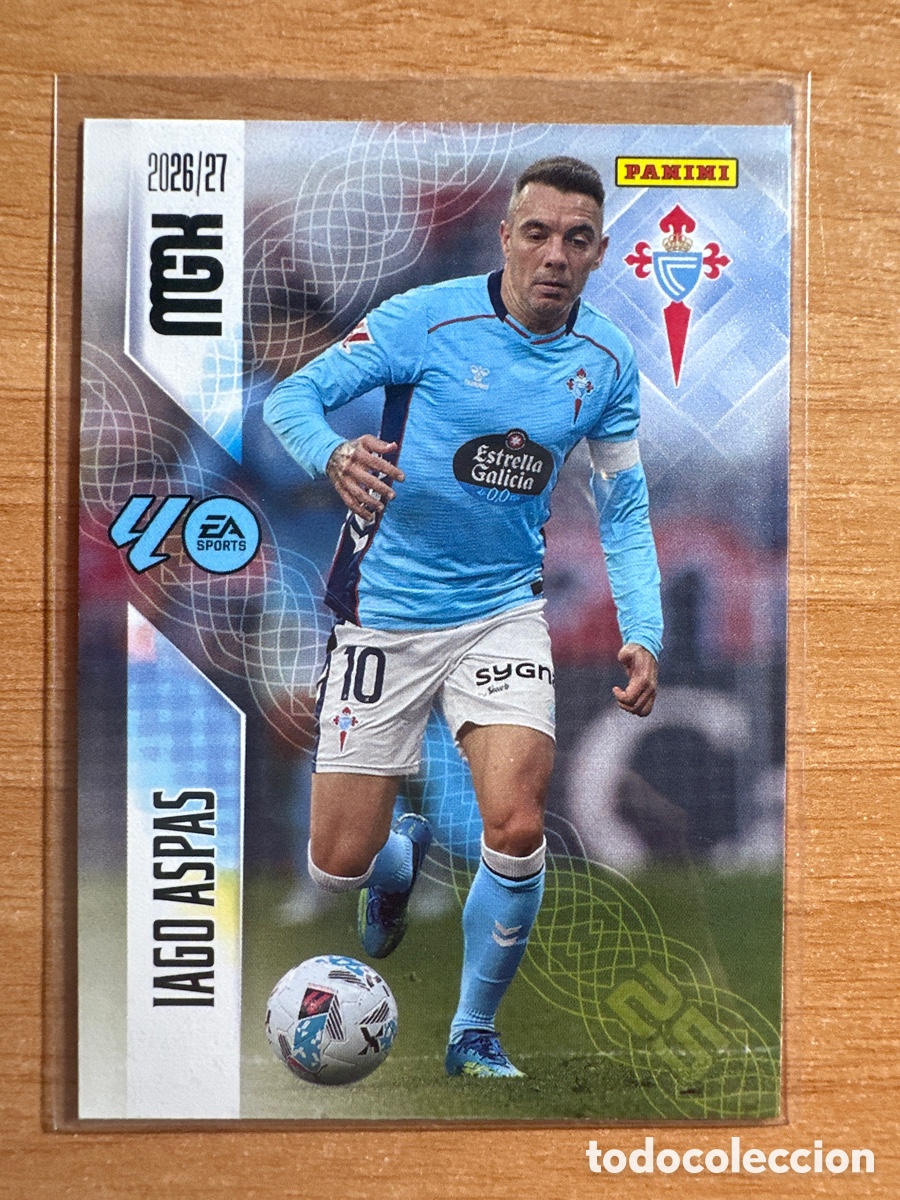 Cromos de f&uacute;tbol: 124 IAGO ASPAS CELTA DE VIGO MEGACRACKS 2026 2027 (MGK 26 27)