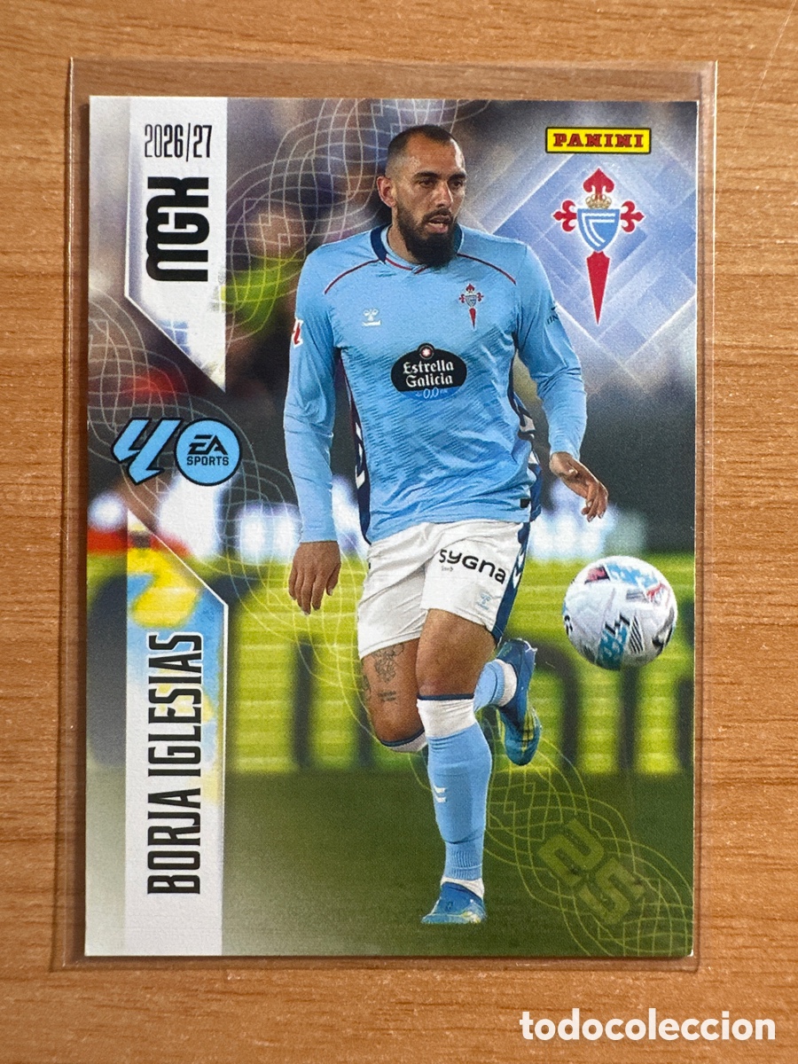 Cromos de f&uacute;tbol: 125 BORJA IGLESIAS CELTA DE VIGO MEGACRACKS 2026 2027 (MGK 26 27)