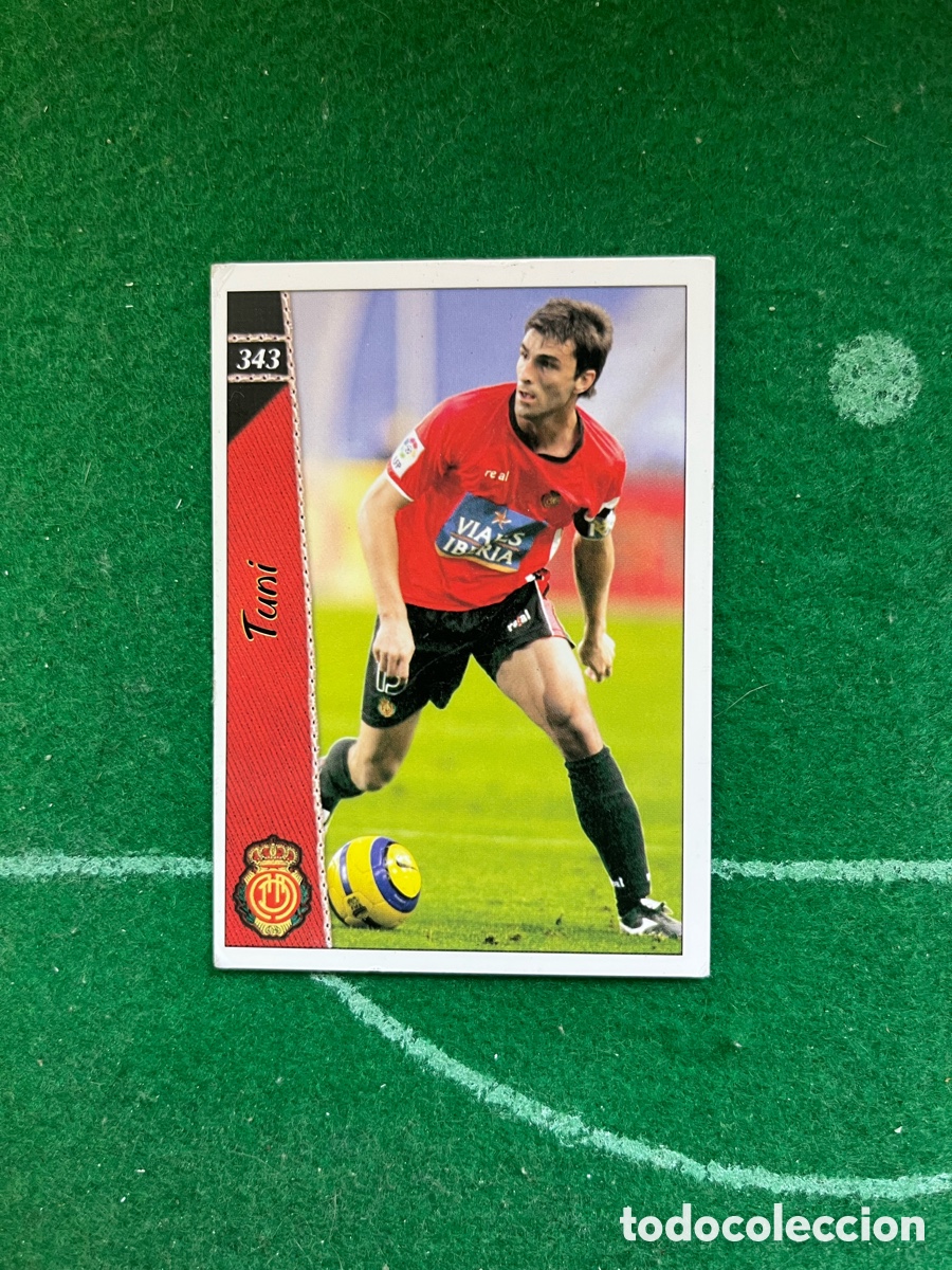 Cromos de Futebol: 343 TUNI MALLORCA LAS FICHAS DE LA LIGA 2006 2007 MUNDICROMO