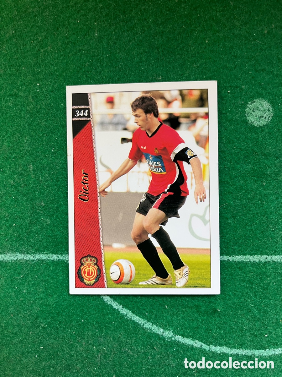 Cromos de f&uacute;tbol: 344 V&Iacute;CTOR MALLORCA LAS FICHAS DE LA LIGA 2006 2007 MUNDICROMO