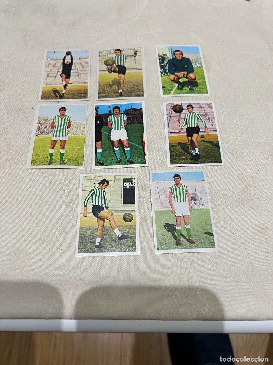 Cromos de f&uacute;tbol: fher liga 1975 76 betis lote de 8 jugadores nuevos se venden sueltos relacion en descripcion