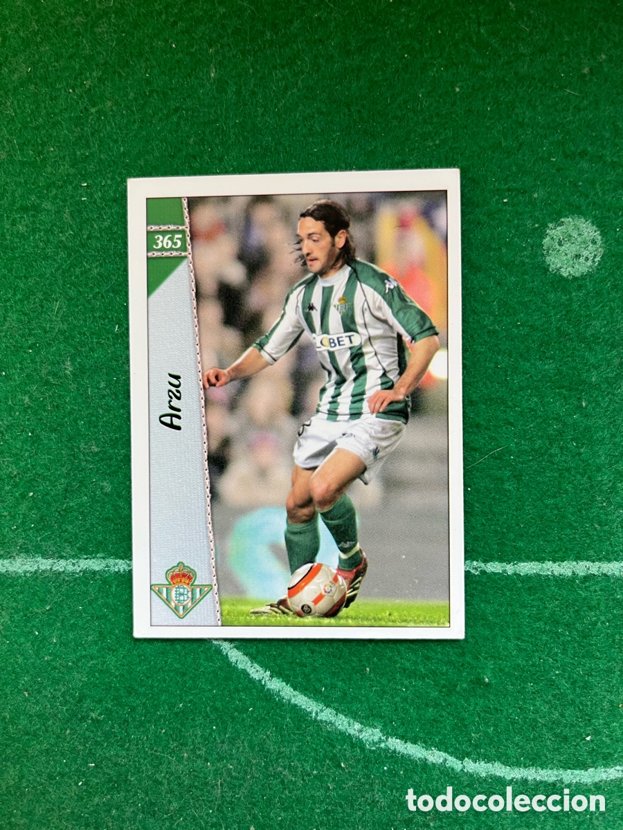 Cromos de f&uacute;tbol: 365 ARZU REAL BETIS LAS FICHAS DE LA LIGA 2006 2007 MUNDICROMO