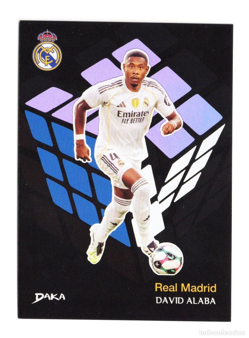 Cromos de f&uacute;tbol: David Alaba Real Madrid La Liga Daka 2025 numerada 167 /175