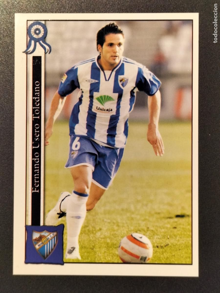 Cromos de f&uacute;tbol: 968 USERO MALAGA B CROMOS ALBUM MUNDICROMO PLATINUM LIGA FUTBOL 05 06 2005 2006
