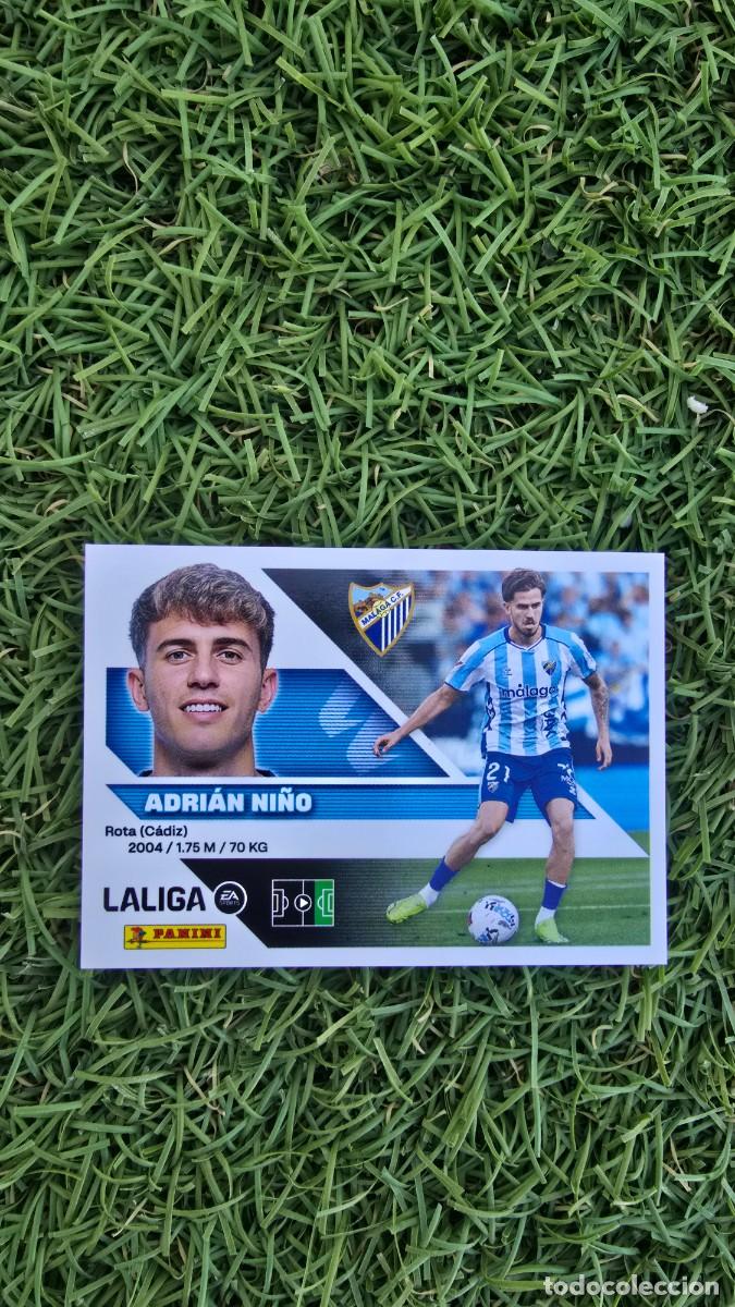 Cromos de f&uacute;tbol: ADRIAN NI&Ntilde;O 18 MALAGA LIGA ESTE 2026 2027 26 27 PANINI LALIGA EA SPORTS