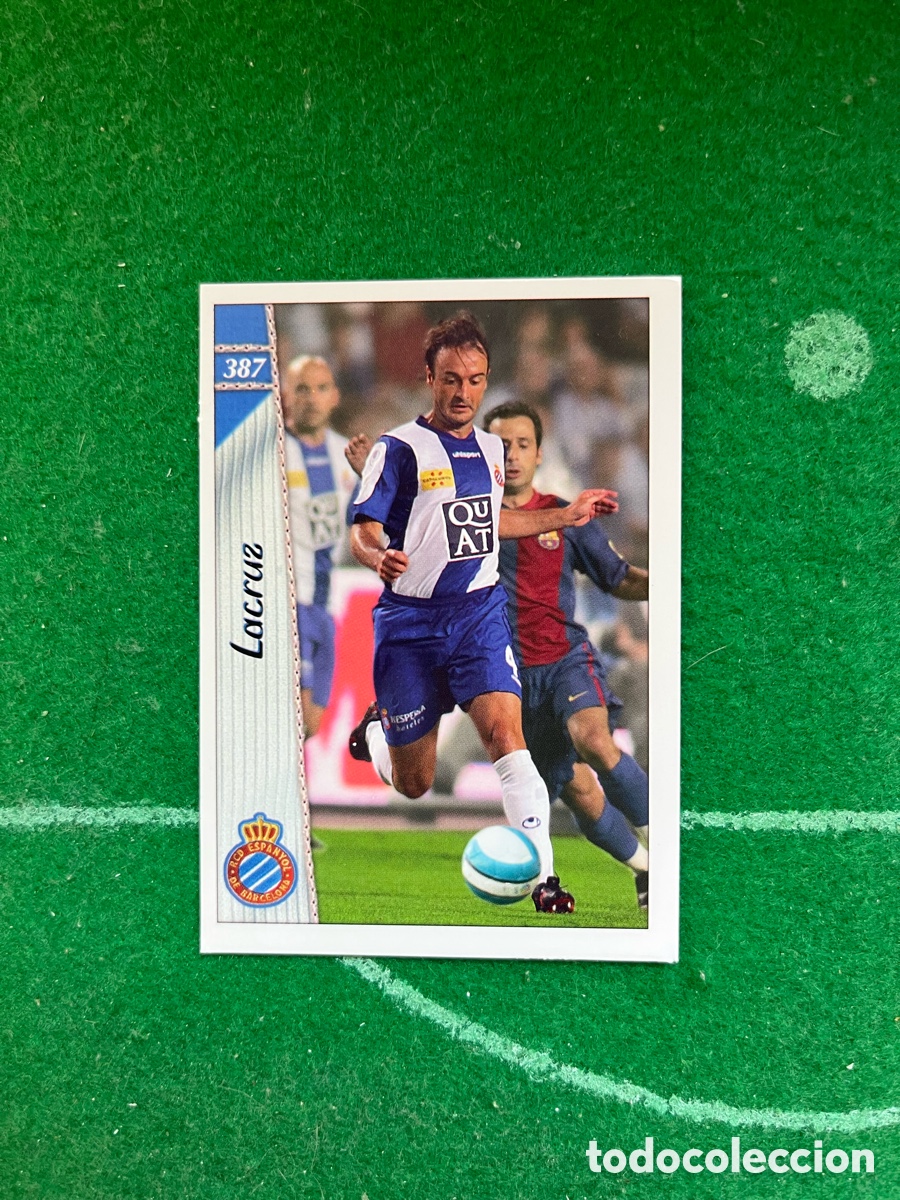 Cromos de f&uacute;tbol: 387 LACRUZ ESPANYOL LAS FICHAS DE LA LIGA 2006 2007 MUNDICROMO