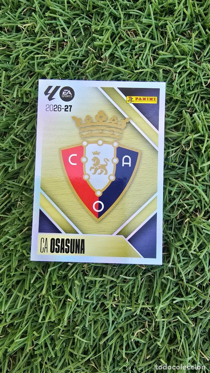 Cromos de f&uacute;tbol: ESCUDO 1 OSASUNA LIGA ESTE 2026 2027 26 27 PANINI LALIGA EA SPORTS
