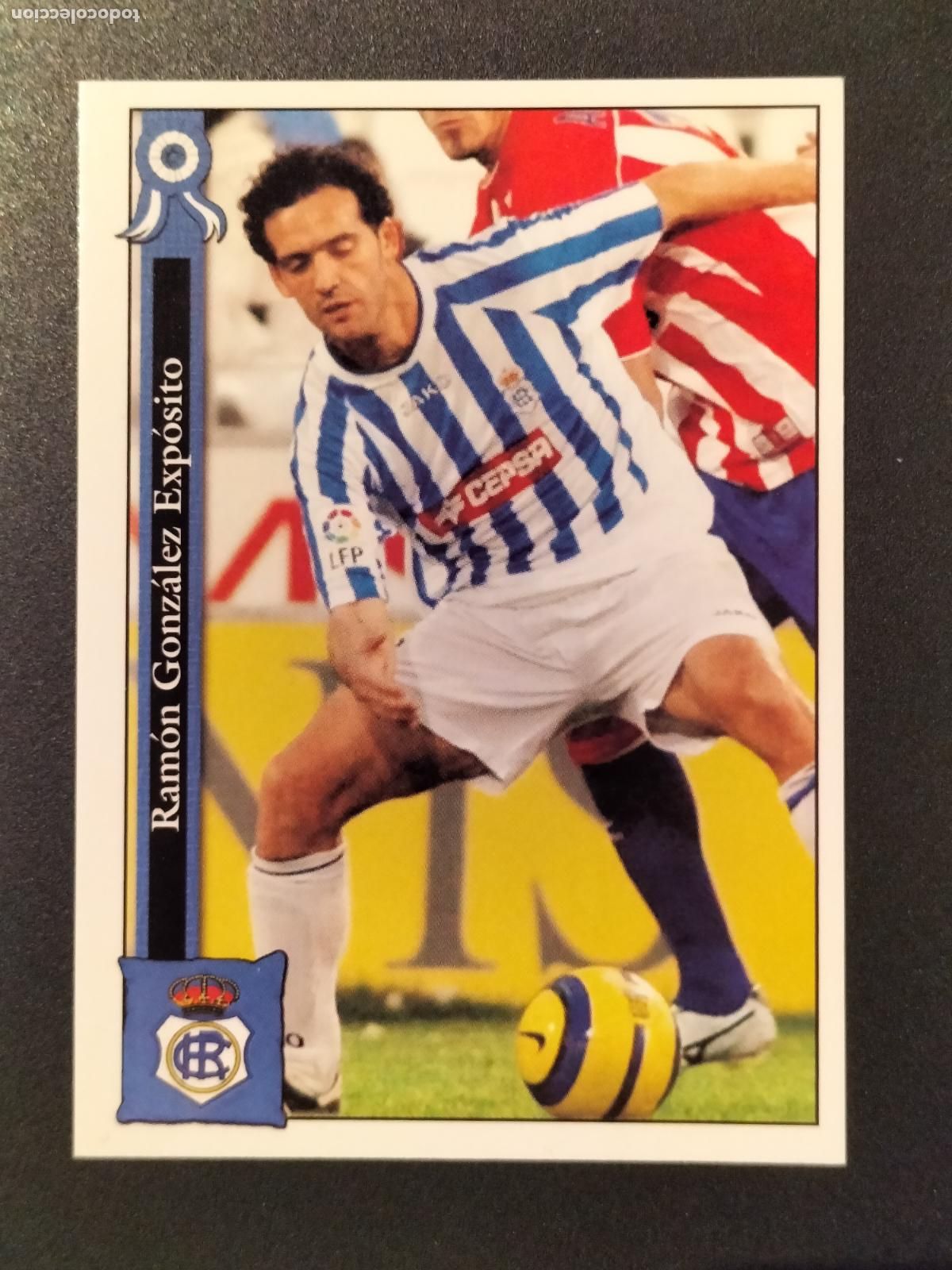 Cromos de f&uacute;tbol: 746 RAMON RECREATIVO HUELVA CROMOS ALBUM MUNDICROMO LIGA FUTBOL PLATINUM 2005 2006 05 06