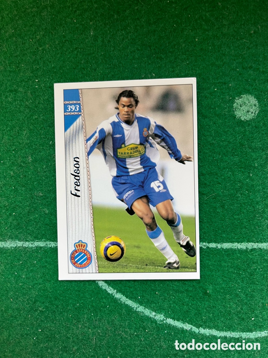 Cromos de f&uacute;tbol: 393 FREDSON ESPANYOL LAS FICHAS DE LA LIGA 2006 2007 MUNDICROMO