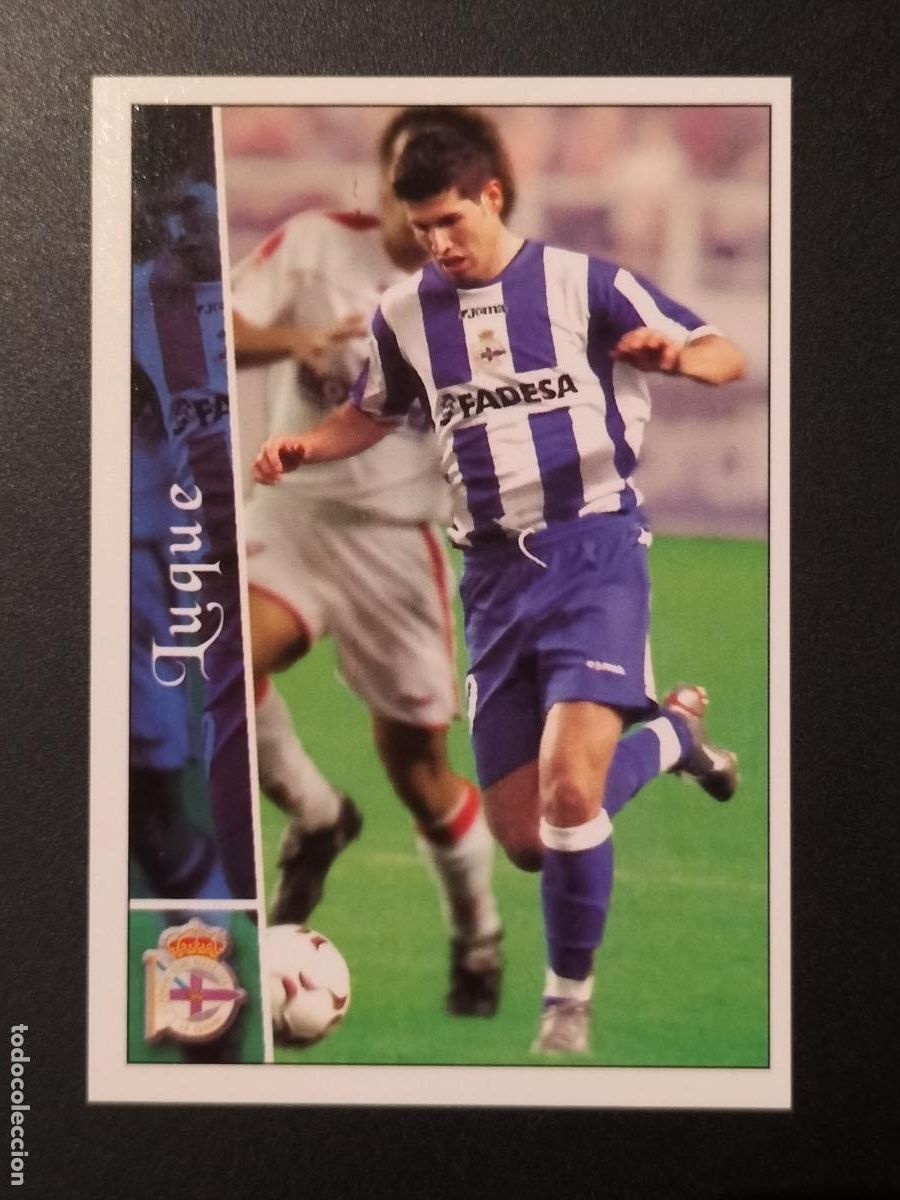 Figurine di Calcio: FICHAJE UH + 656 LUQUE DEPORTIVO CORU&Ntilde;A CROMOS MUNDICROMO FICHAS LIGA FUTBOL 2002 2003 02 03