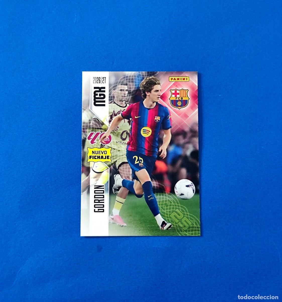 Fu&szlig;ball-Sticker: Megacracks 2026 2027 / 26 27 Barcelona Nuevo fichaje 468 Gordon