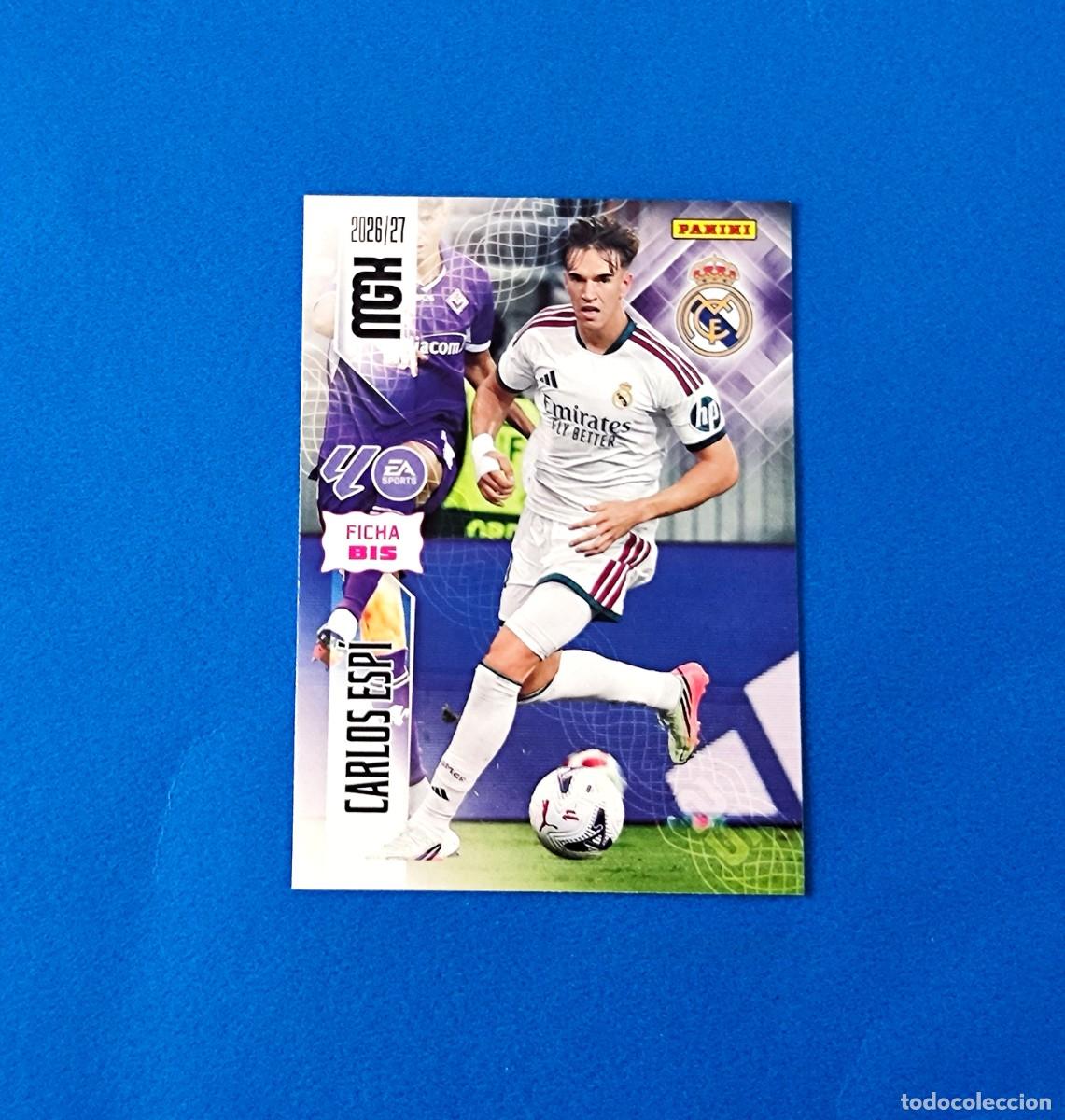 Fu&szlig;ball-Sticker: Megacracks 2026 2027 / 26 27 Real Madrid Ficha BIS Carlos Esp&iacute; 233 BIS