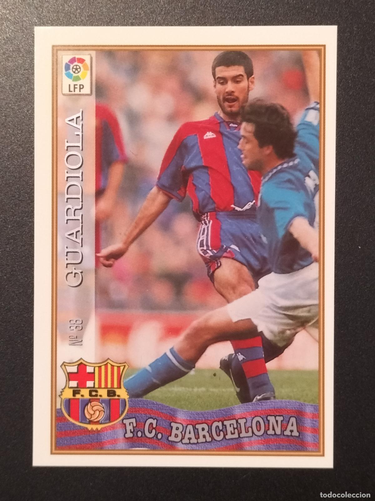 Football Stickers: 38 GUARDIOLA F.C. BARCELONA CROMOS ALBUM MUNDICROMO LIGA FUTBOL 1997 1998 97 98