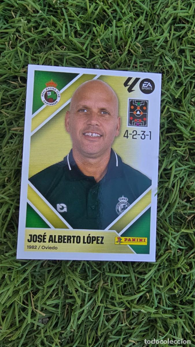 Cromos de f&uacute;tbol: JOSE ALBERTO LOPEZ 2 RACING LIGA ESTE 2026 2027 26 27 PANINI LALIGA EA SPORTS