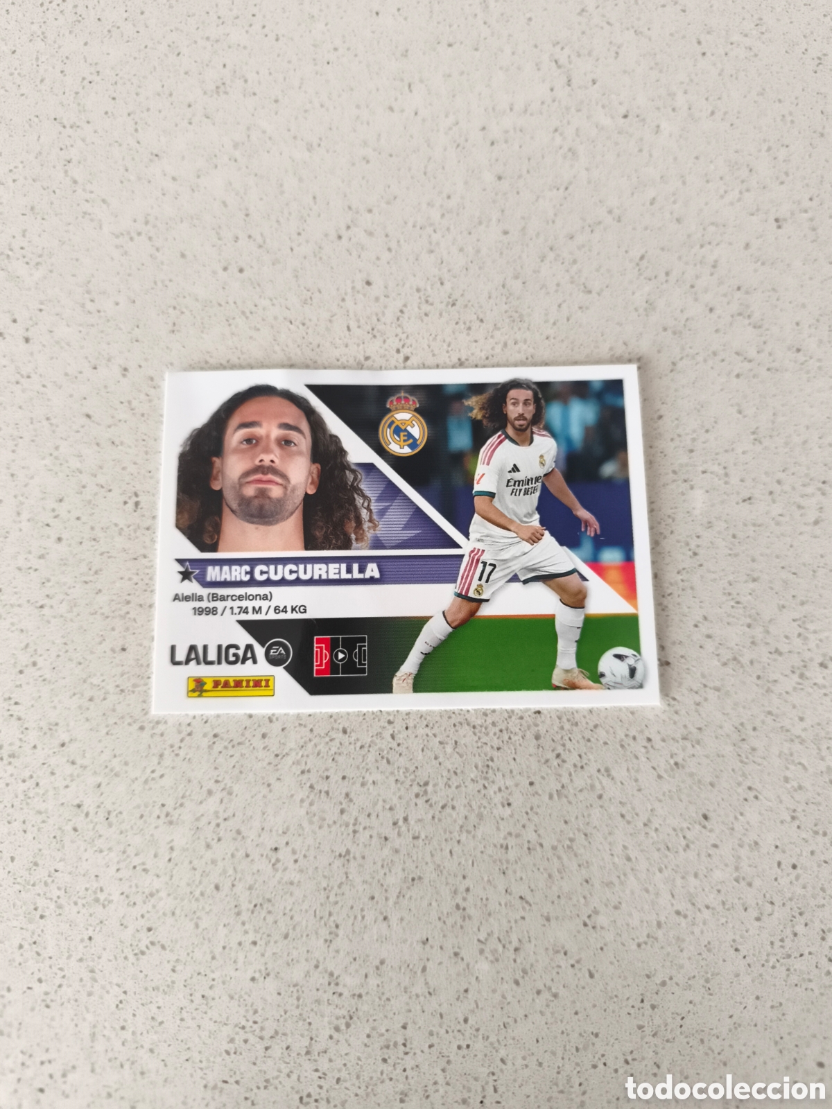 Cromos de f&uacute;tbol: CROMO N&Uacute;MERO 29 &Uacute;LTIMO FICHAJE CUCURELLA REAL MADRID. LIGA ESTE 26/27. PANINI. TERCERA EDICI&Oacute;N.