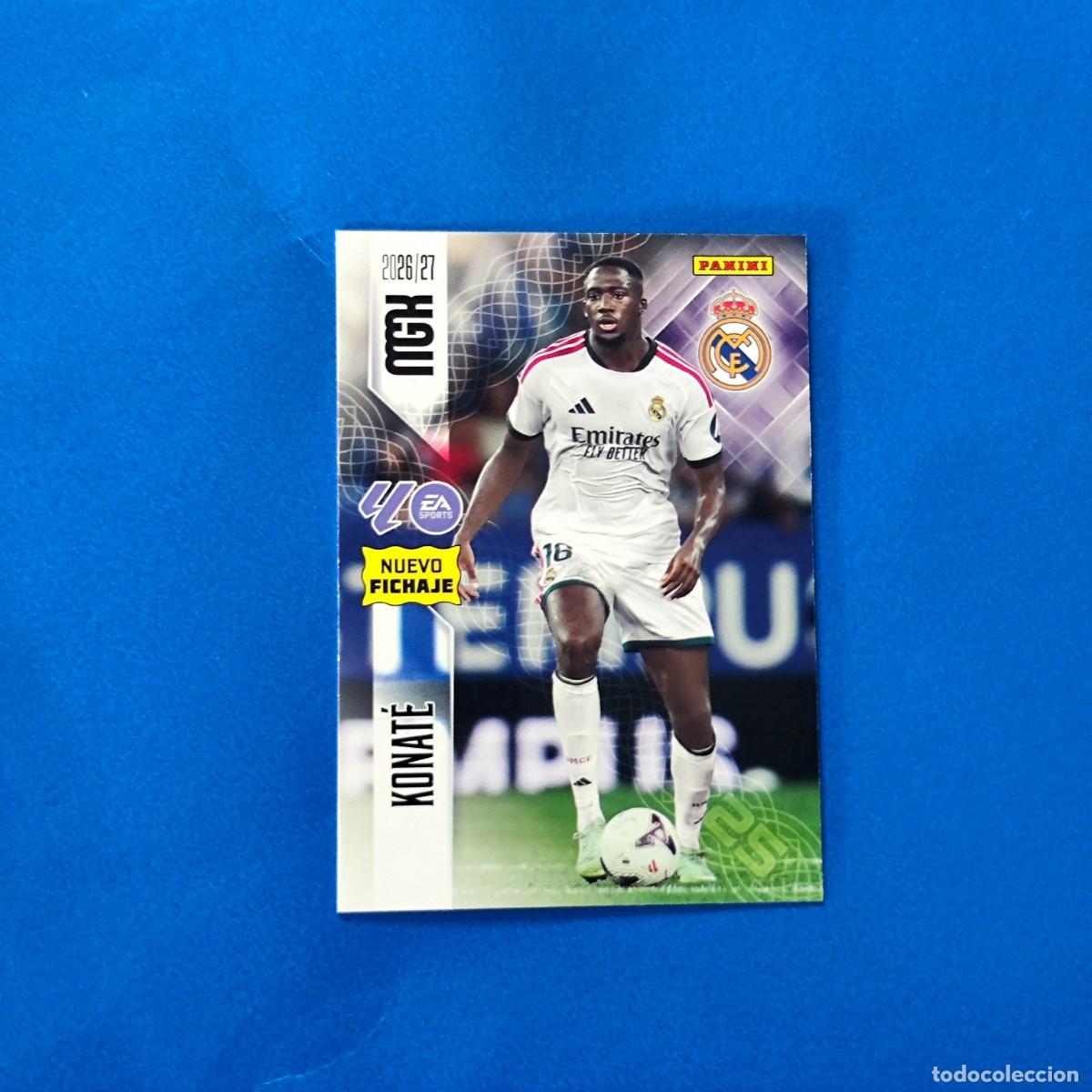 Cromos de f&uacute;tbol: Megacracks 2025 2026 / 25 26 Real Madrid Nuevo FICHAJE 464 Konat&eacute;