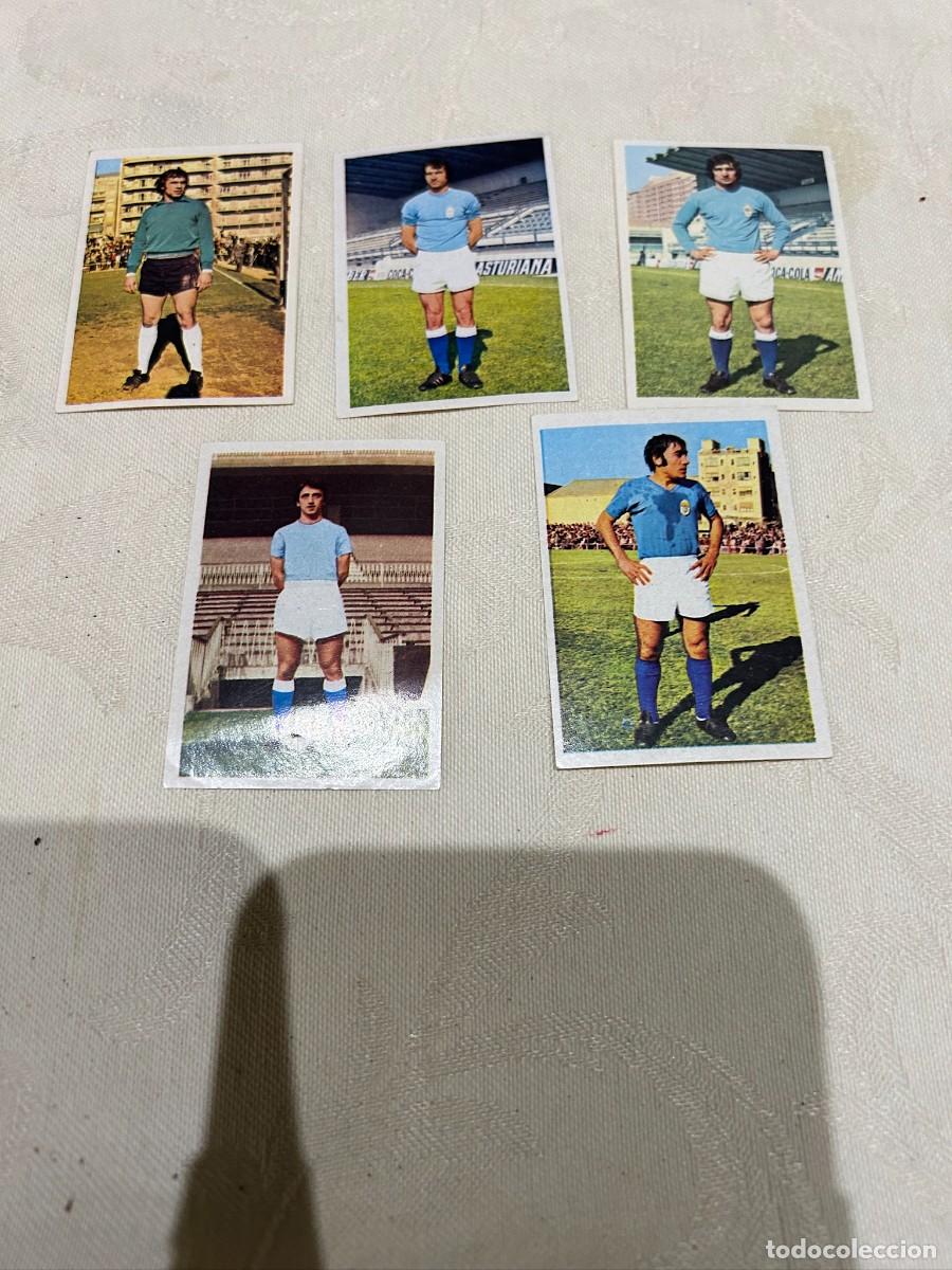 Cromos de f&uacute;tbol: fher liga 1975 76 oviedo 5 cromos nuevos se venden sueltos relacion en descripcion