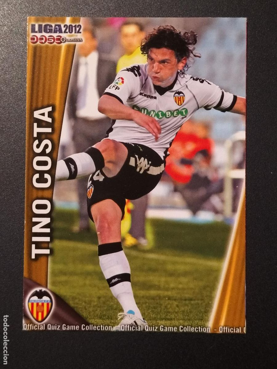 Cromos de f&uacute;tbol: ERROR 69 TINO COSTA VALENCIA CROMOS ALBUM MUNDICROMO LIGA FUTBOL QUIZ GAME 2011 2012 11 12
