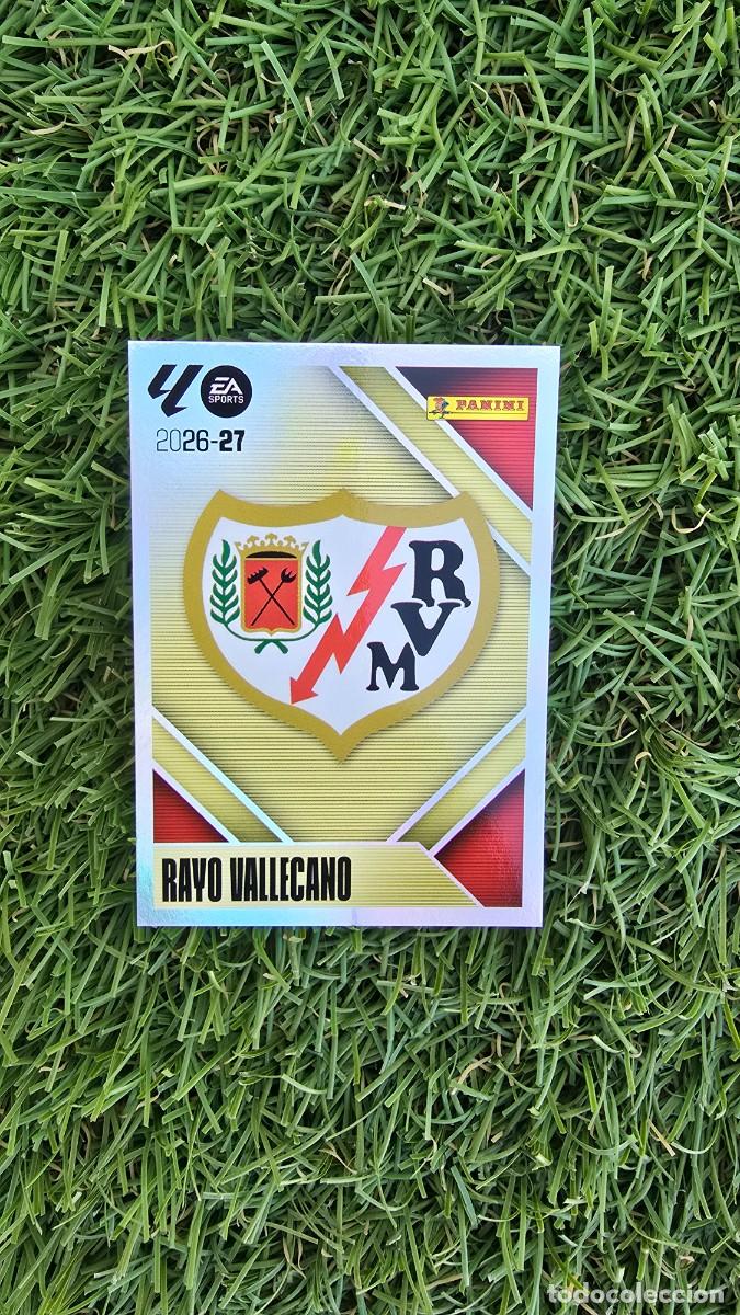 Cromos de f&uacute;tbol: ESCUDO 1 RAYO VALLECANO LIGA ESTE 2026 2027 26 27 PANINI LALIGA EA SPORTS