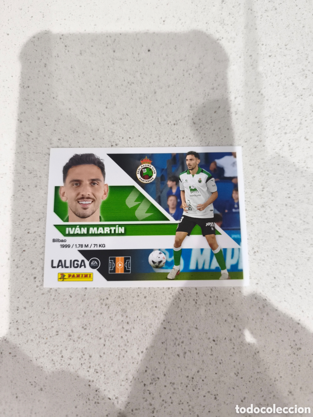 Cromos de f&uacute;tbol: CROMO N&Uacute;MERO 34 &Uacute;LTIMO FICHAJE IV&Aacute;N MART&Iacute;N RACING. LIGA ESTE 26/27. PANINI. TERCERA EDICI&Oacute;N.