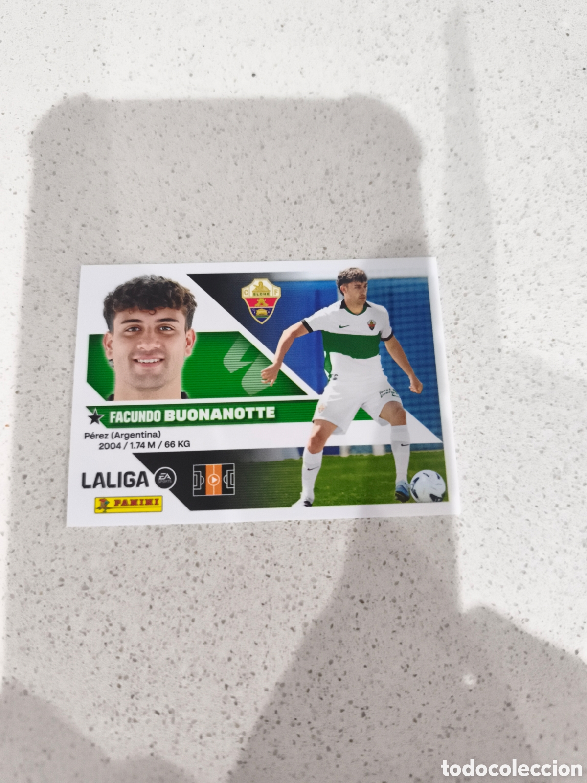 Cromos de Futebol: CROMO N&Uacute;MERO 32 &Uacute;LTIMO FICHAJE BOUNANOTTE ELCHE. LIGA ESTE 26/27. PANINI. TERCERA EDICI&Oacute;N.
