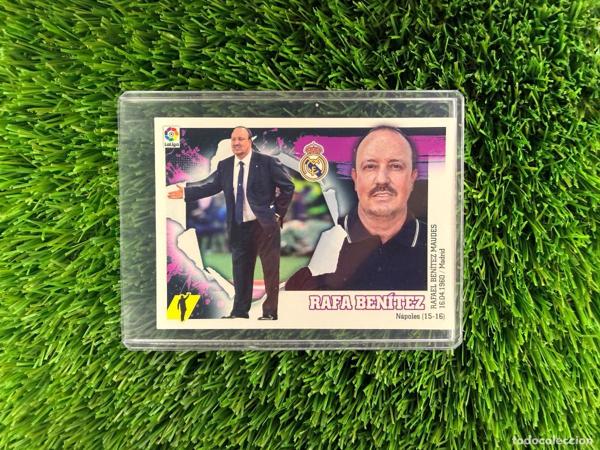 Cromos de Futebol: N&ordm; 2 Rafa Ben&iacute;tez Entrenador Real Madrid CF Liga Este 15 16