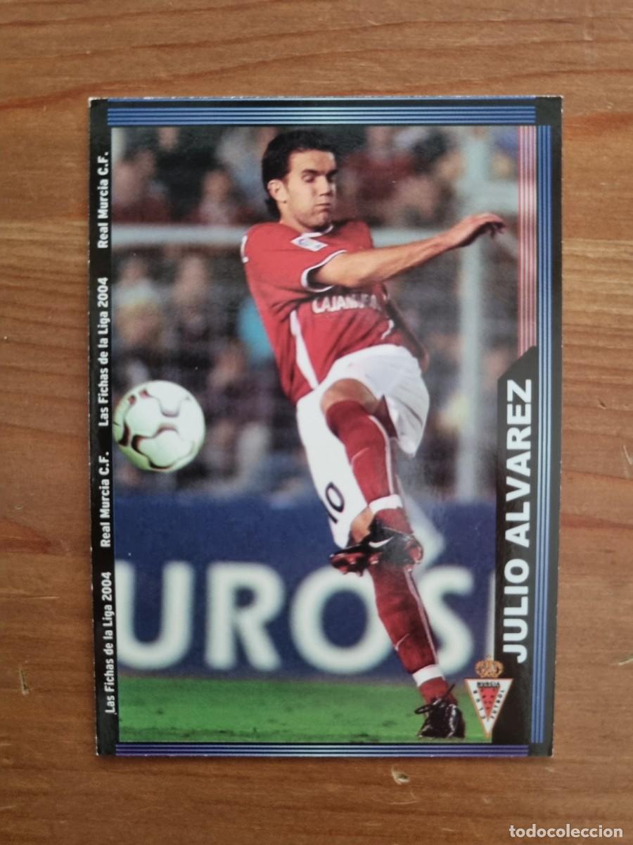 Cromos de Futebol: 673+ JULIO &Aacute;LVAREZ (Real Murcia) &Uacute;LTIMA HORA. Las Fichas de la Liga 2003 2004 03 04 (Mundicromo
