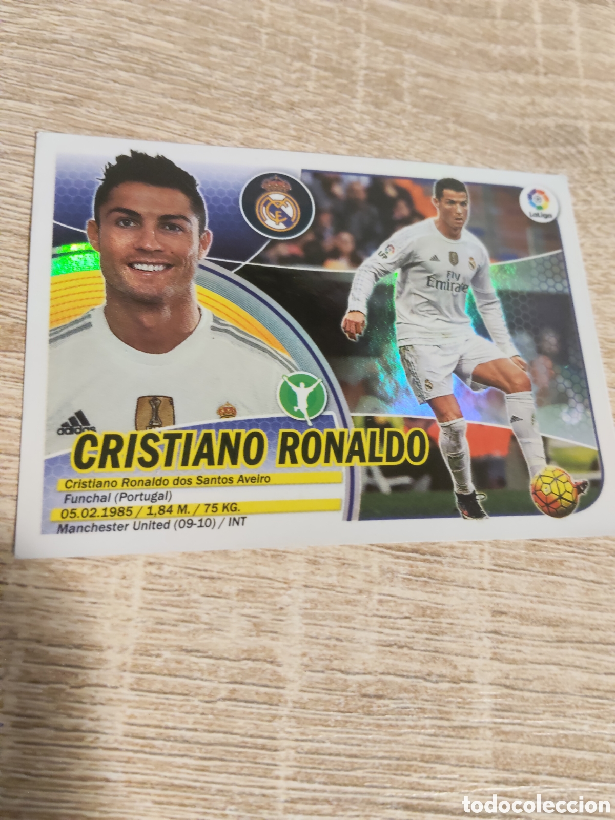 Cromos de f&uacute;tbol: Cristiano Ronaldo Real Madrid liga 2016 2017 16 17 ediciones este