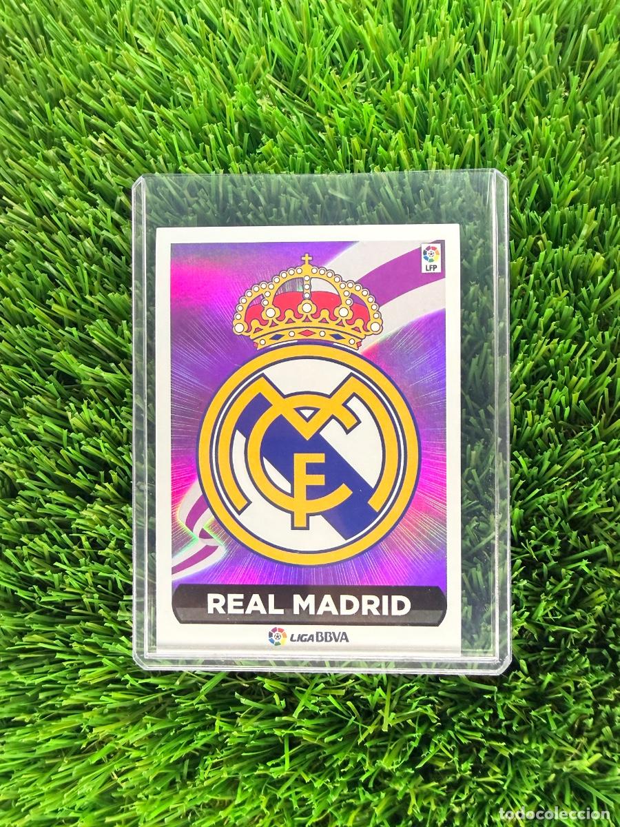 Cromos de f&uacute;tbol: N&ordm; 23 Escudo Real Madrid CF Liga Este 14 15