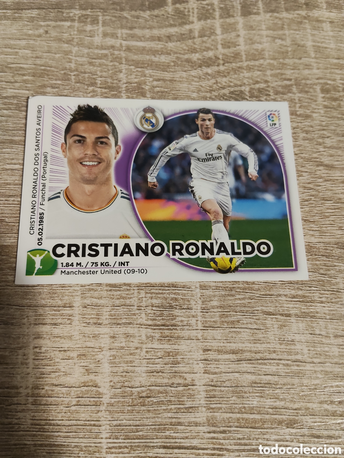 Cromos de f&uacute;tbol: Cristiano Ronaldo Real Madrid liga 2014 2015 14 15 ediciones este
