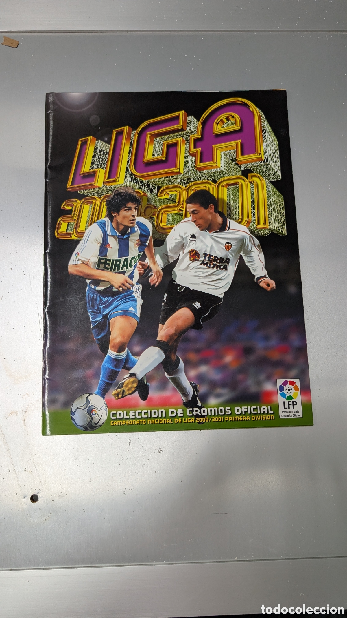 Cromos de Futebol: ALBUM PLANCHA VAC&Iacute;O LIGA ESTE 2000/01 00 01 NUNCA TUVO CROMOS PEGADOS