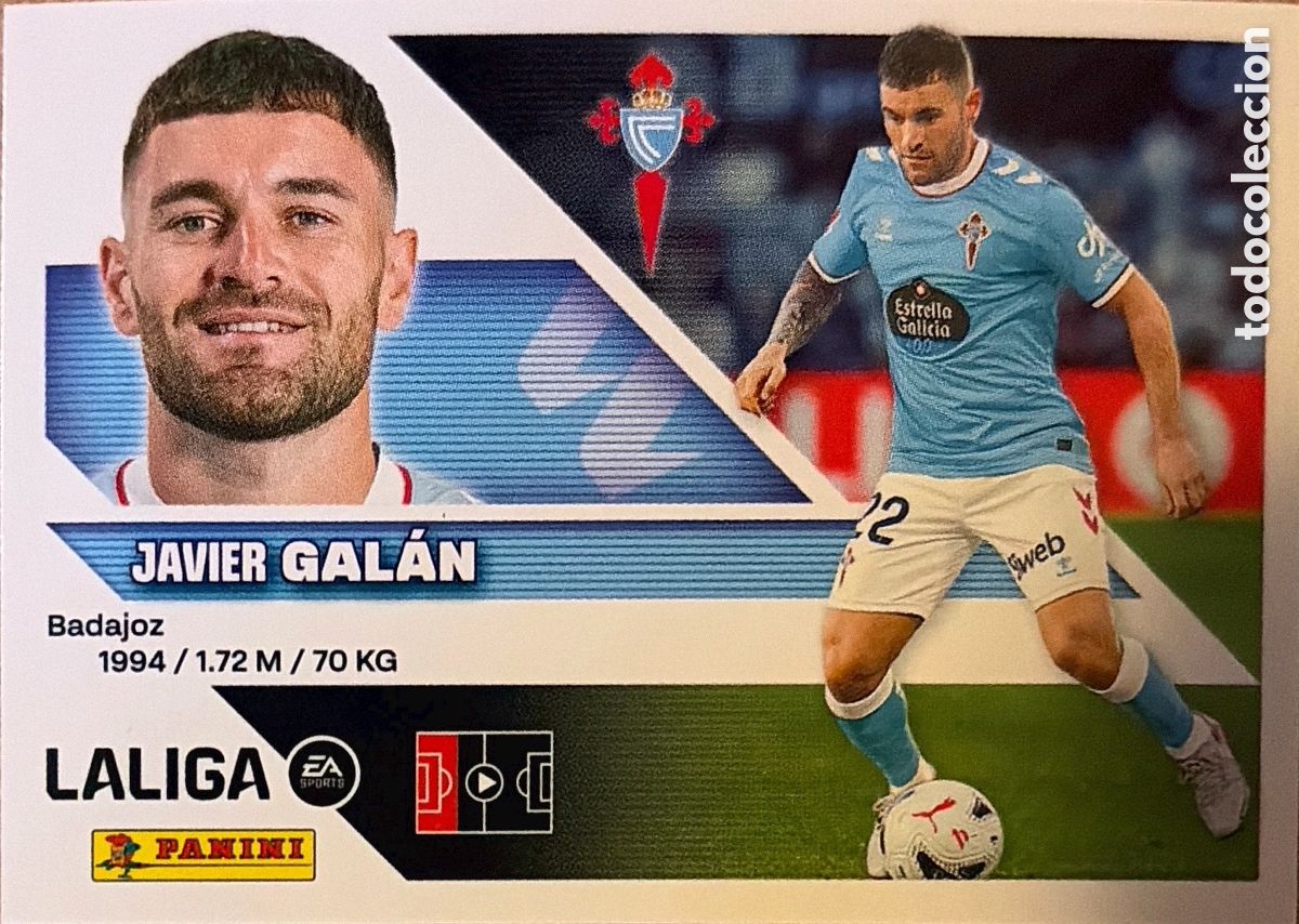 Fu&szlig;ball-Sticker: GALAN -ULTIMO FICHAJE 37- (R. CELTA) COLECCIONES ESTE 2026/27 (PANINI)