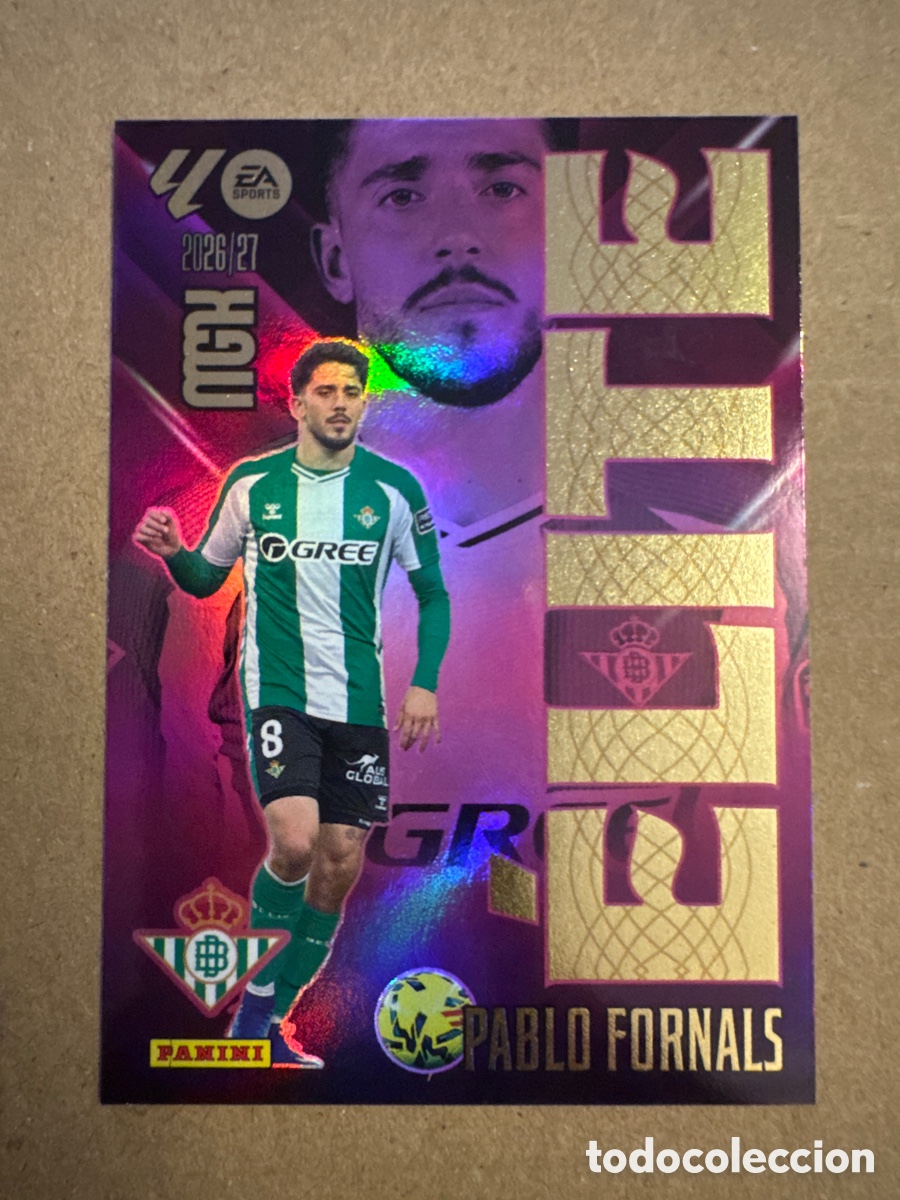 Cartes &agrave; collectionner de Football: # 14 Pablo Fornals Real Betis ELITE Megacracks 26 27 2026 2027