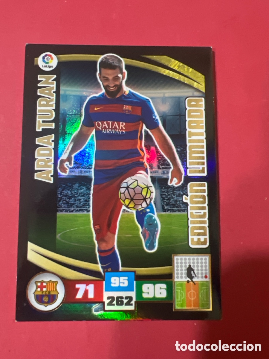 Cromos de f&uacute;tbol: C4727. Panini Adrenalyn 2015 2016 15 16 Arda Turan Barcelona edici&oacute;n limitada