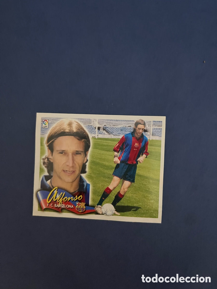 Cartes &agrave; collectionner de Football: Alfonso F.C. Barcelona ( Fichaje 31 ) Este 2000-01 ( recuperado)