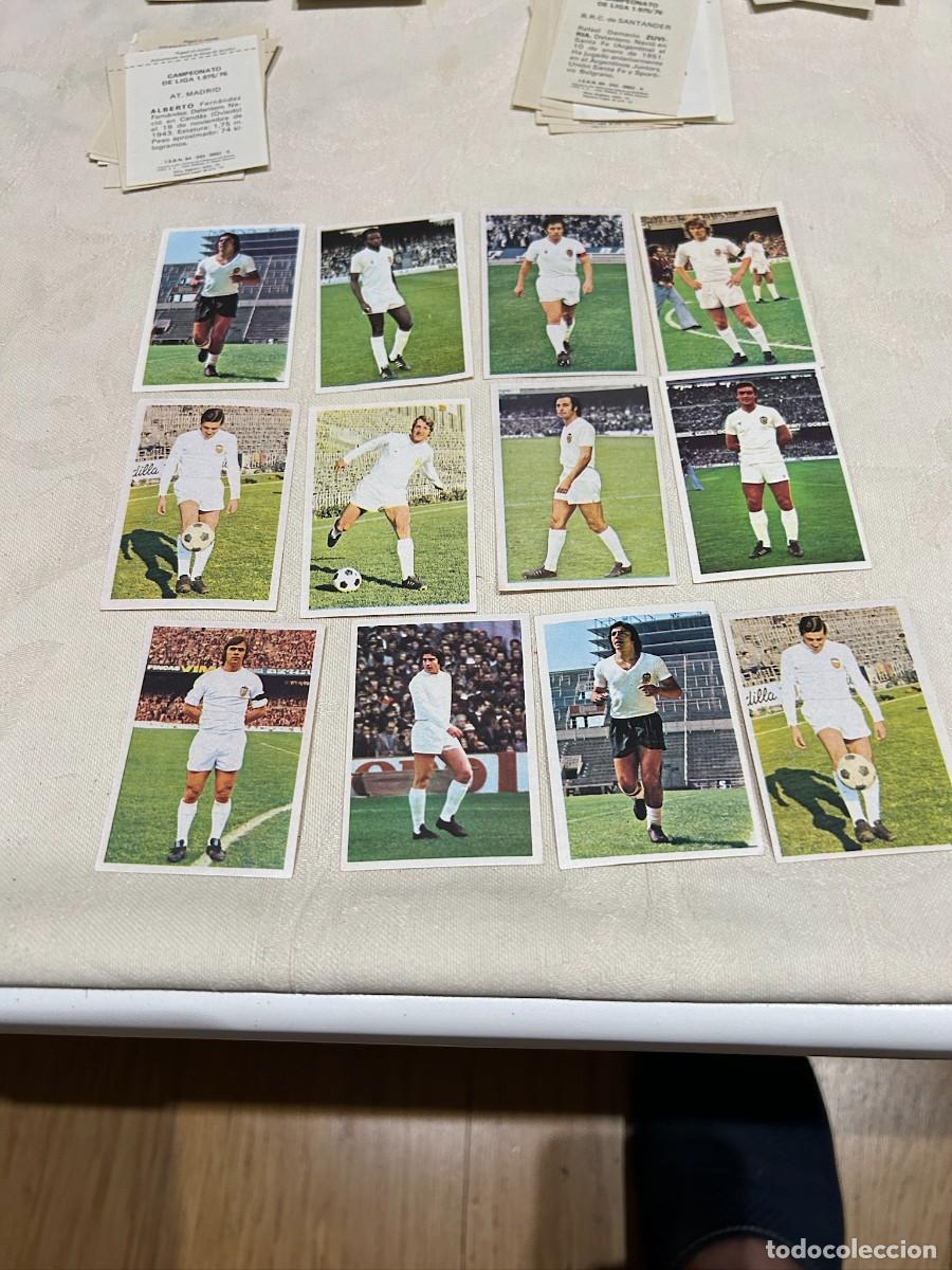 Cromos de f&uacute;tbol: fher liga 1975 76 valencia 13 cromos nuevos se venden sueltos relacion en descripcion