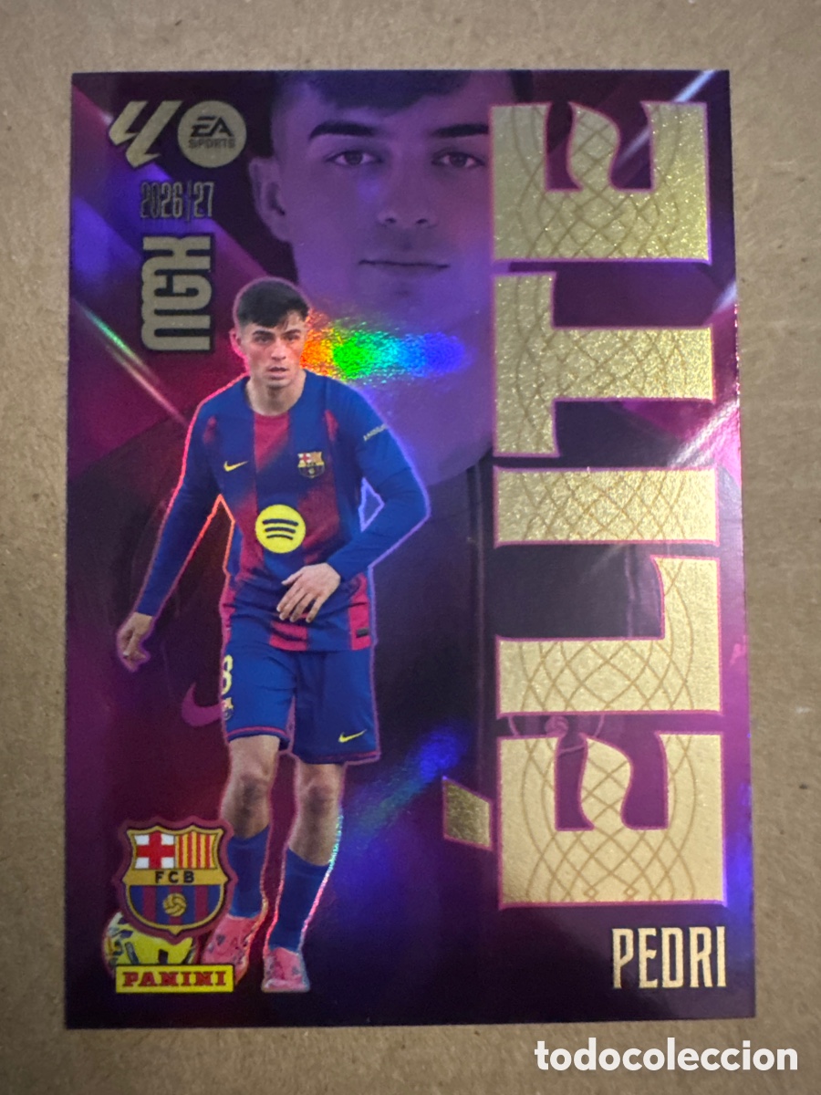 Cromos de f&uacute;tbol: # 15 Pedri FC Barcelona ELITE Megacracks 26 27 2026 2027