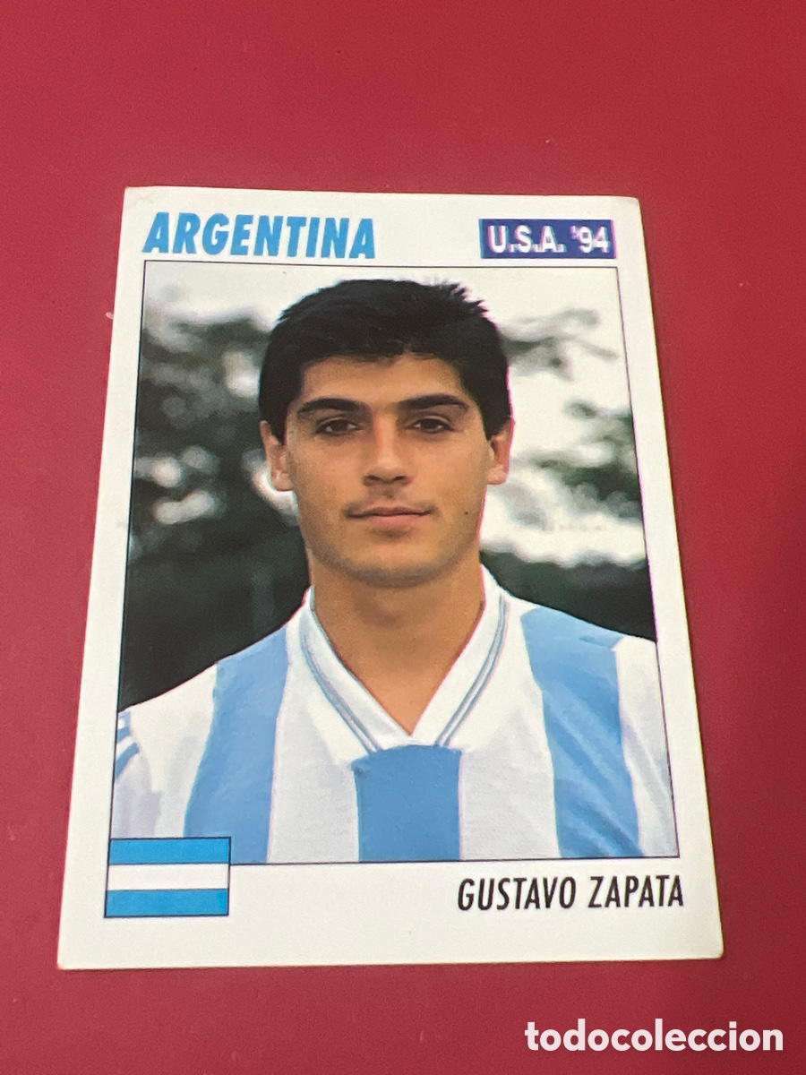 Cromos de f&uacute;tbol: C4728. 1994 94 CROMO NUNCA PEGADO ARGENTINA GUSTAVO ZAPATA MUNDIAL USA 94 N 199