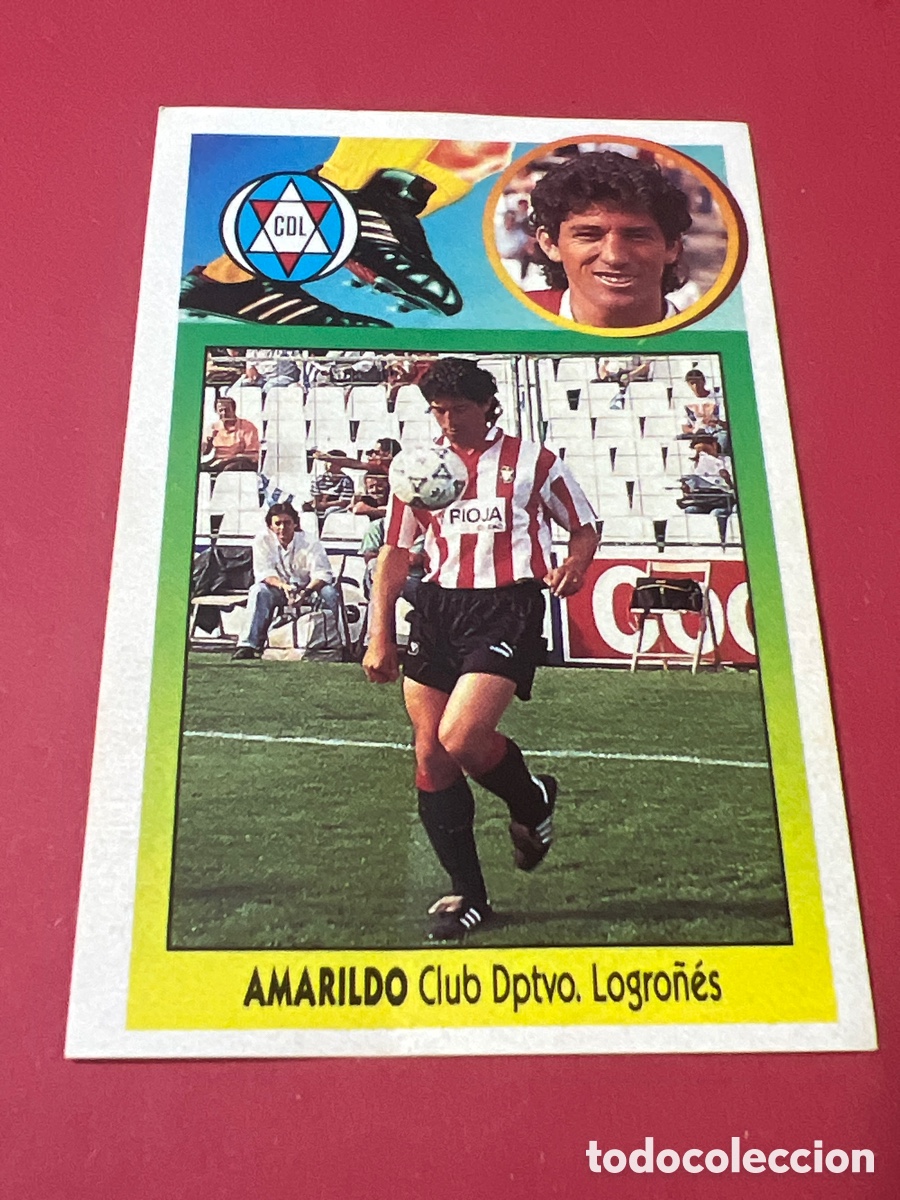 Football Stickers: C4730. CROMOS EDICIONES ESTE LIGA 93 94 1993 1994 CROMO NUNCA PEGADO AMARILDO LOGRO&Ntilde;ES