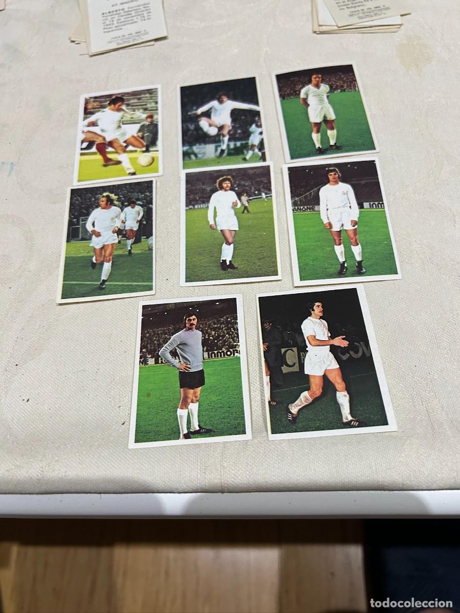 Cromos de f&uacute;tbol: liga 1975 76 fher real madrid lote de 8 juagadores nuevos se venden sueltos relacion end escripcion