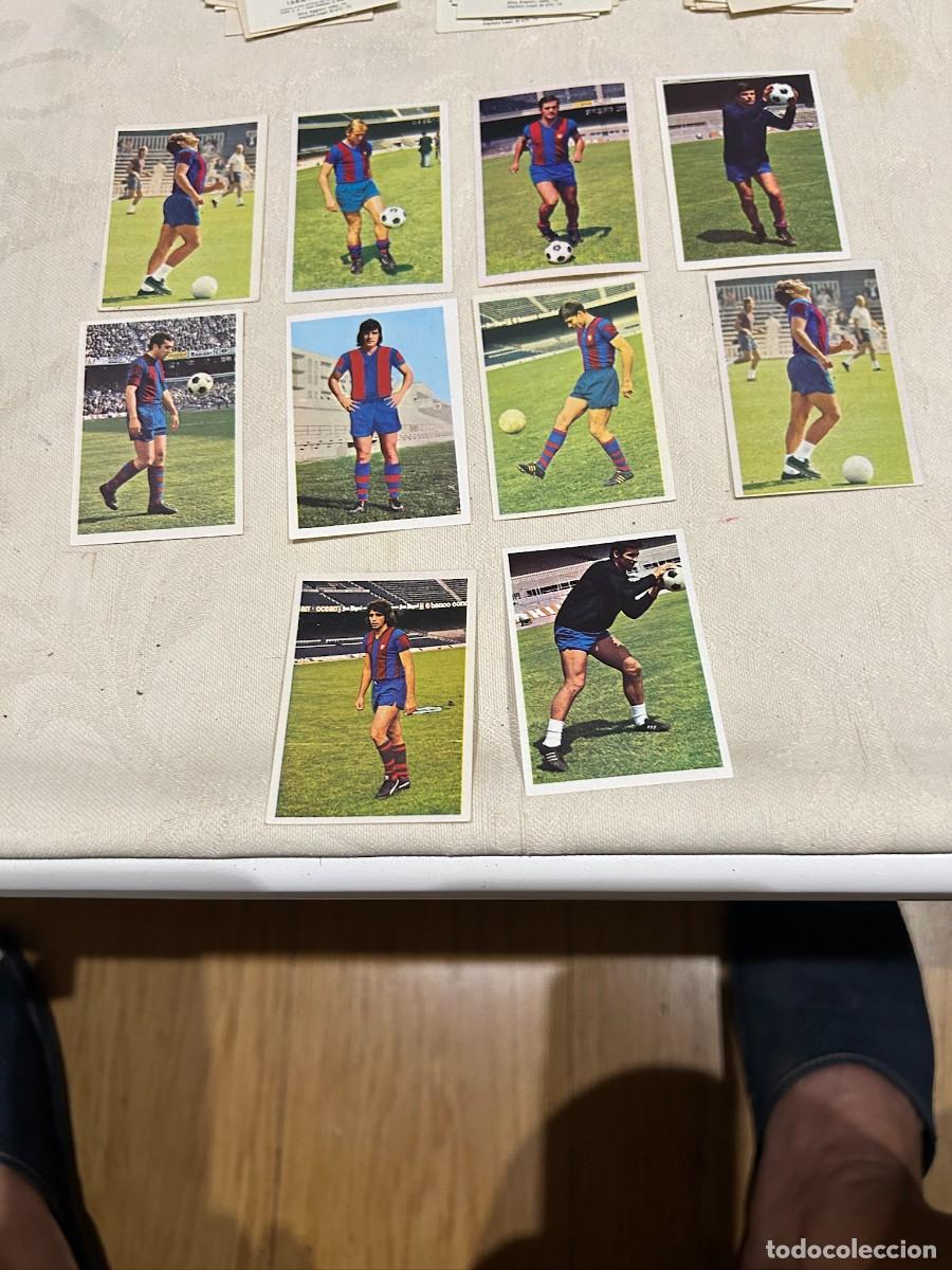 Figurine di Calcio: fher liga 1975 76 barcelona lote de 10 cromos sin pegar nuevos se venden sueltos relacion en descrip