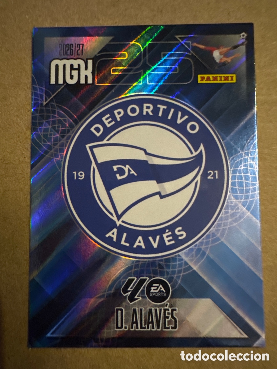 Figurine di Calcio: # 19 Escudo Alav&eacute;s Megacracks 26 27 2026 2027