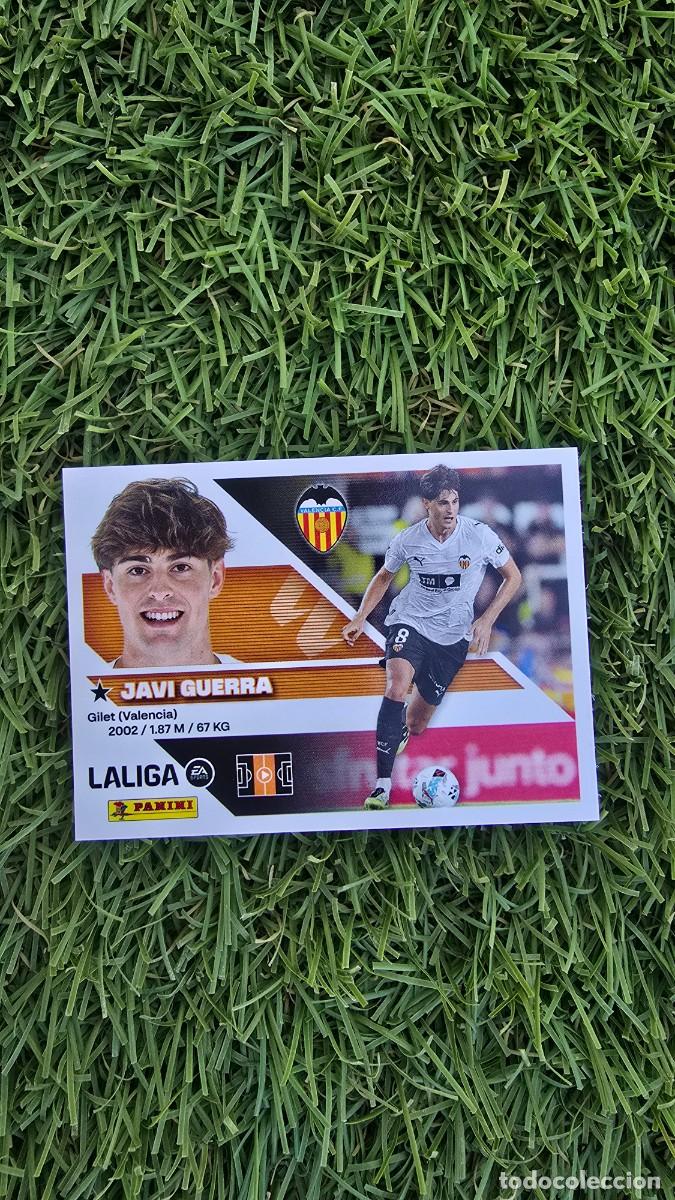 Cromos de f&uacute;tbol: JAVI GUERRA 13 VALENCIA LIGA ESTE 2026 2027 26 27 PANINI LALIGA EA SPORTS