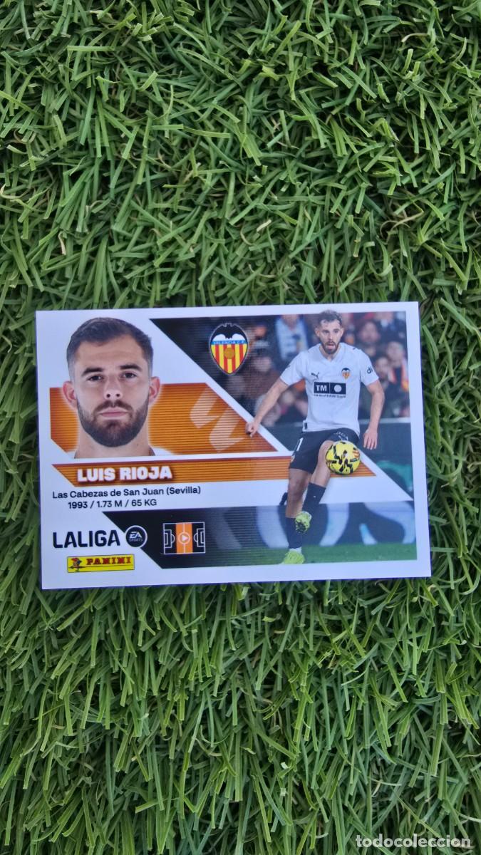 Cromos de f&uacute;tbol: LUIS RIOJA 14 VALENCIA LIGA ESTE 2026 2027 26 27 PANINI LALIGA EA SPORTS