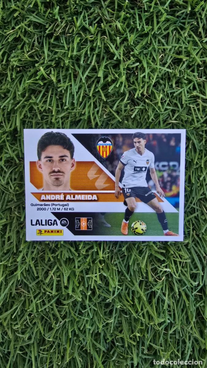 Cromos de f&uacute;tbol: ANDRE ALMEIDA 16 VALENCIA LIGA ESTE 2026 2027 26 27 PANINI LALIGA EA SPORTS