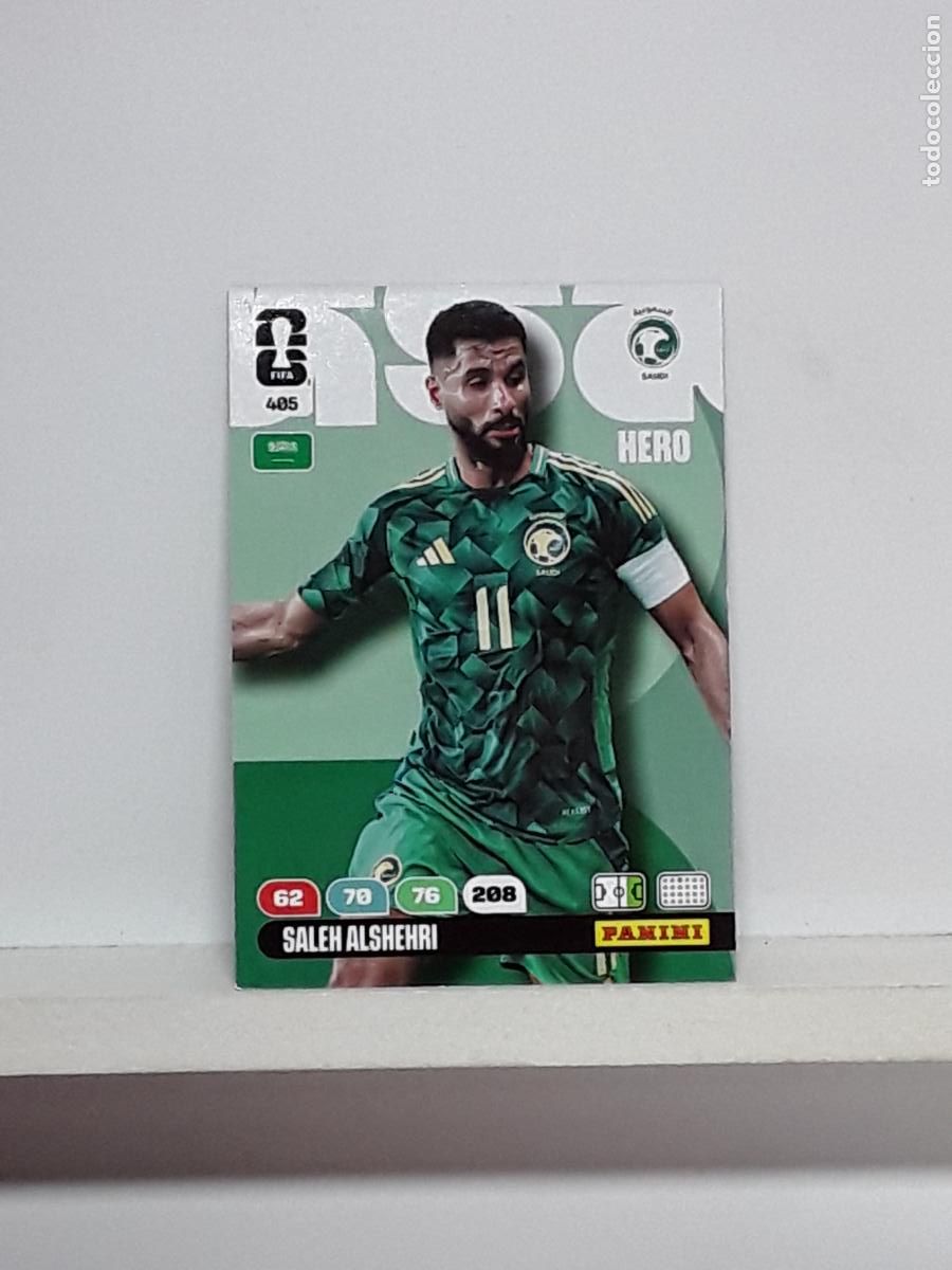 Cromos de f&uacute;tbol: ADRENALYN MUNDIAL 2026 WORLD CUP 26 ALBUM PANINI N 405 ARABIA SAUDI SALEH ALSHEHRI
