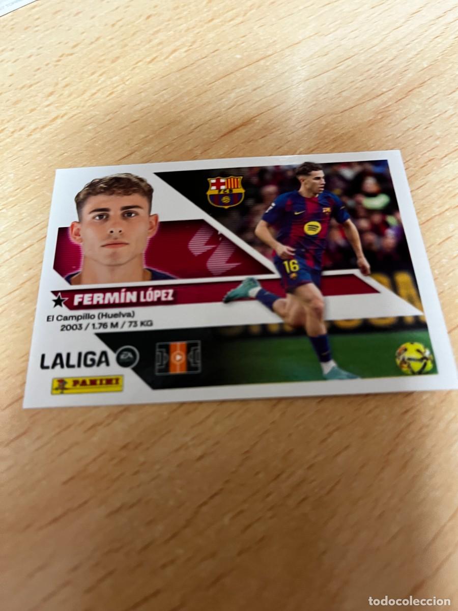 Cromos de f&uacute;tbol: LIGA ESTE 2026 2027 26 27 PANINI N&ordm; 16 FERMIN LOPEZ BARCELONA