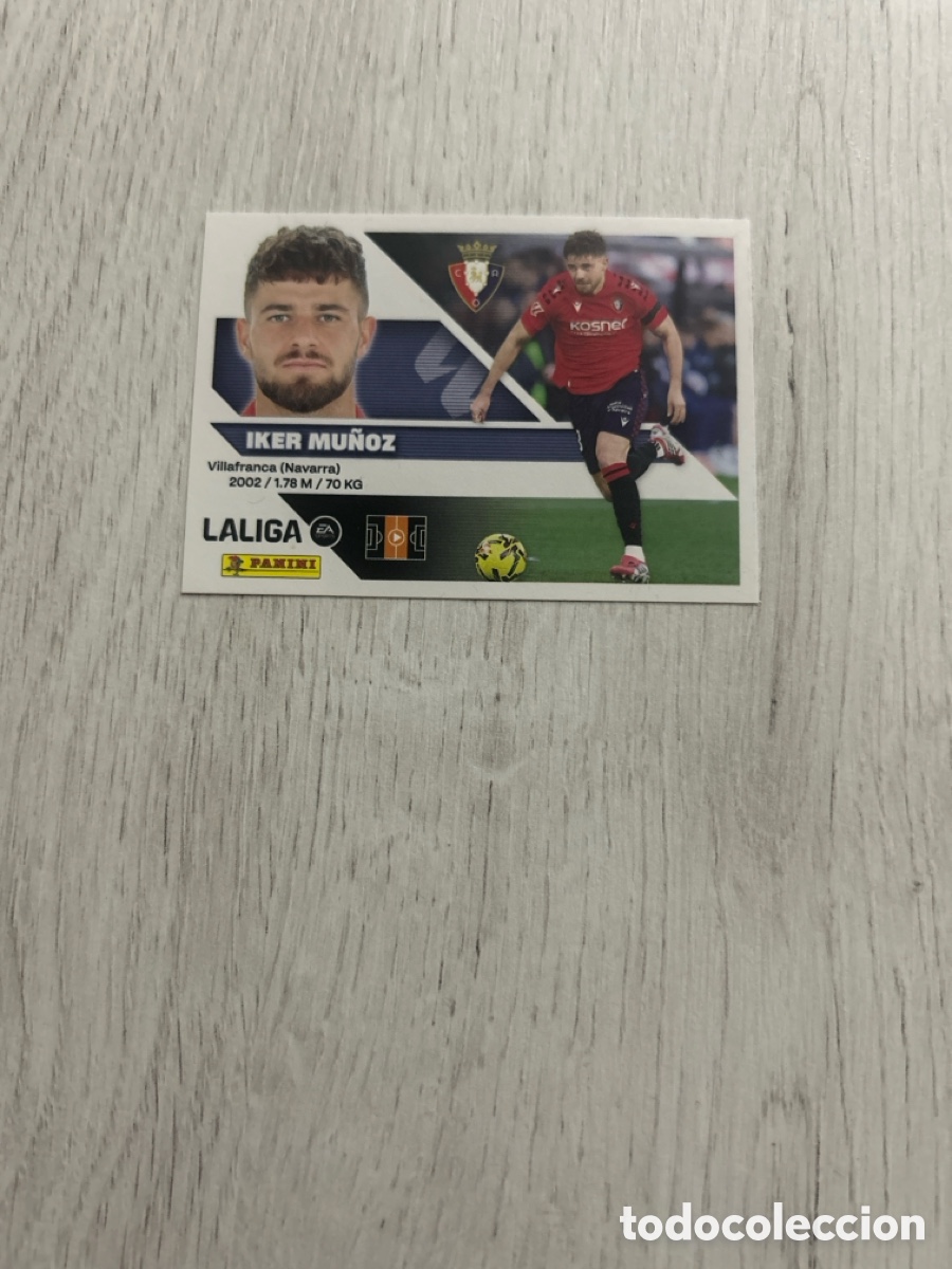 Cromos de f&uacute;tbol: Iker Mu&ntilde;oz 13B 13 B Osasuna Liga Este 2026/27 26-27 Panini