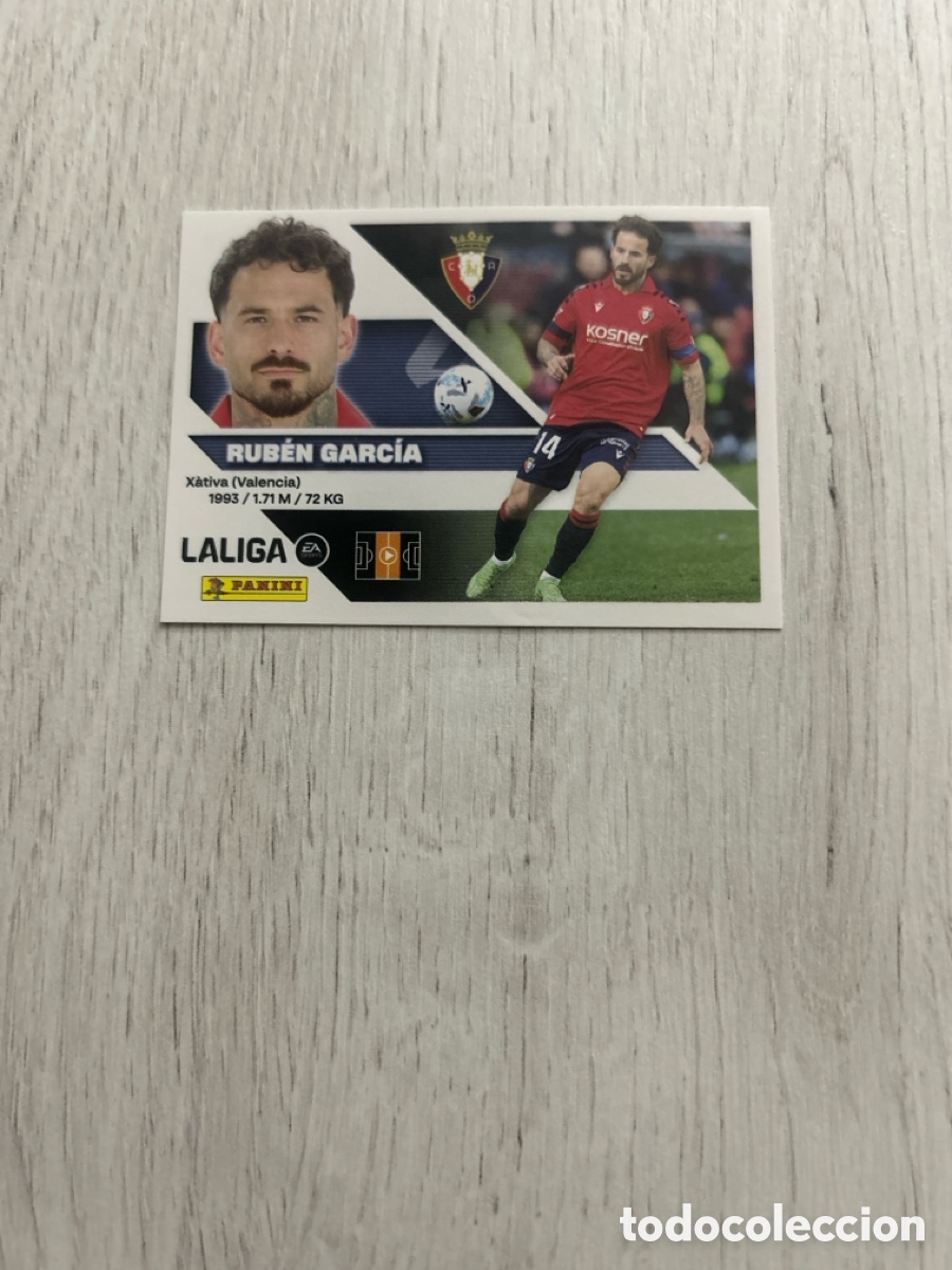 Cromos de f&uacute;tbol: Rub&eacute;n Garc&iacute;a 14 Osasuna Liga Este 2026/27 26-27 Panini