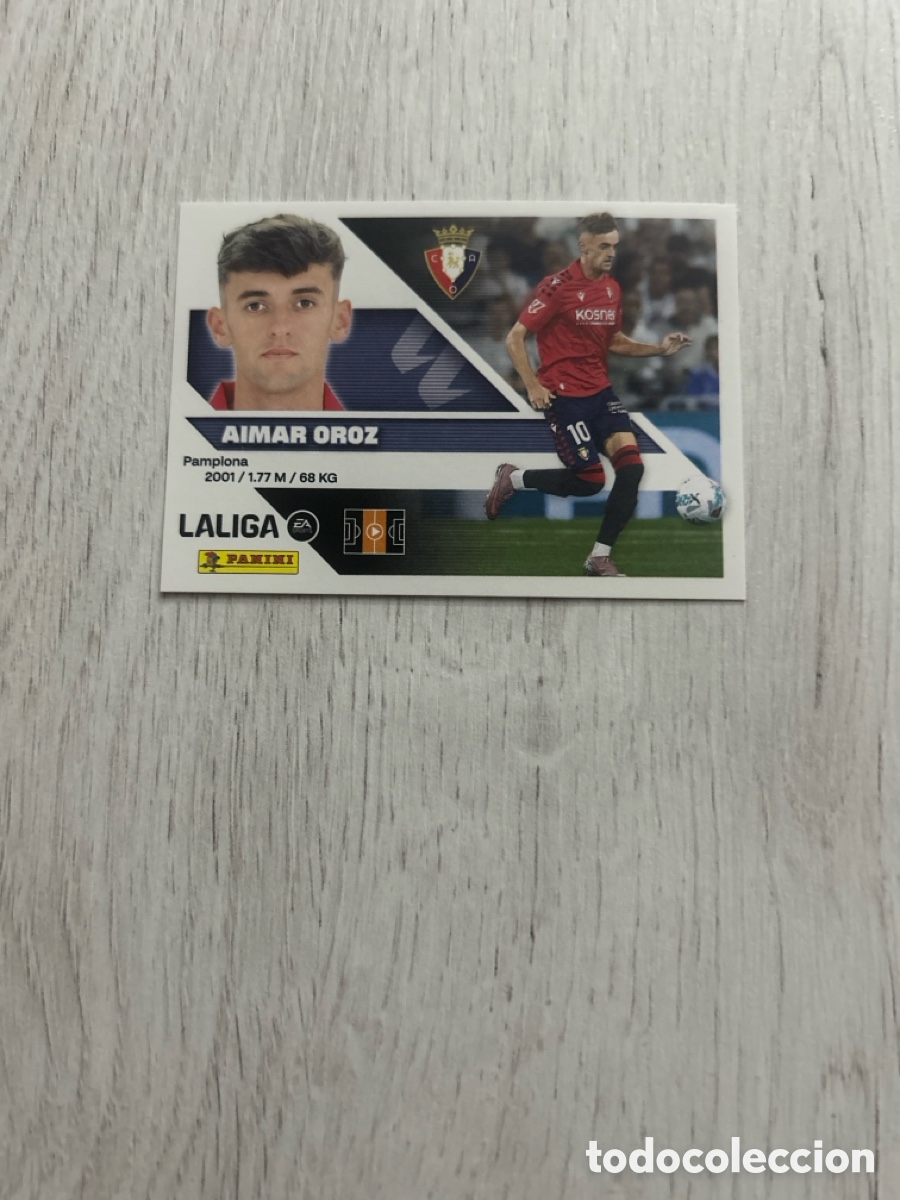 Cromos de f&uacute;tbol: Aimar Oroz 15 Osasuna Liga Este 2026/27 26-27 Panini